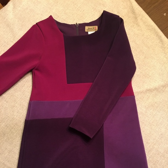 Studio 342 Block Print Dress, Child’s Size 10. - Picture 4 of 7